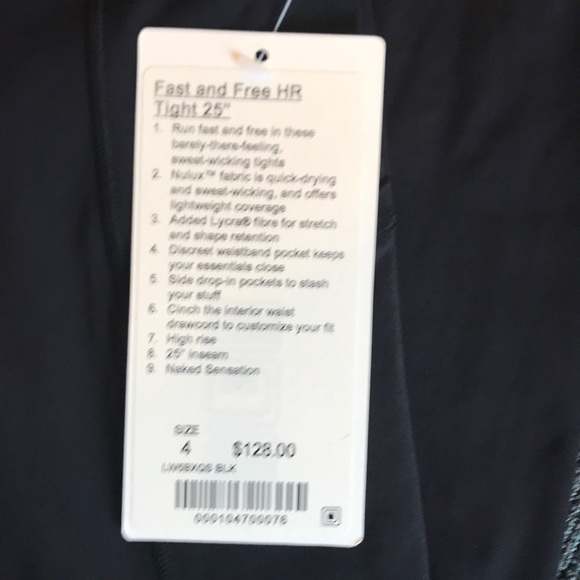Lululemon fast and free hr tight 25 - Picture 5 of 5